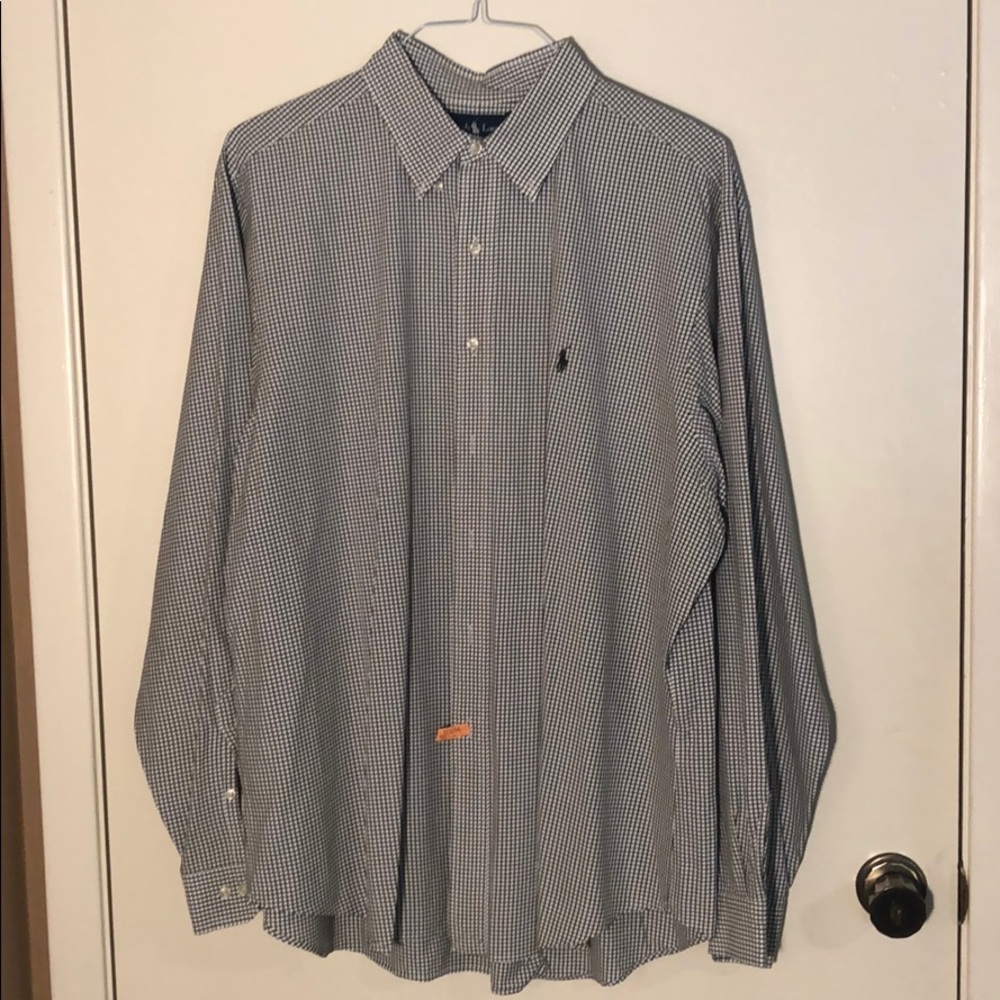 Ralph Lauren Black & White Checkered Long Sleeve